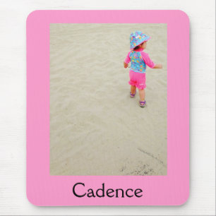Tapis de souris personnalisable de photo et de nom