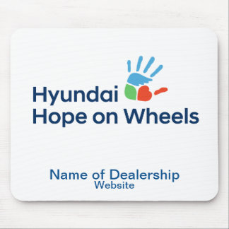 Tapis de souris personnalisable Hyundai Hope On Wh