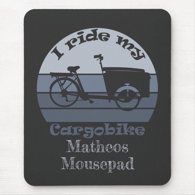 Tapis De Souris personnalisable, roue de chargement, ton nom (Devant)