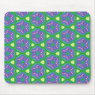 Tapis de souris personnalisable Signe de Paix Blan