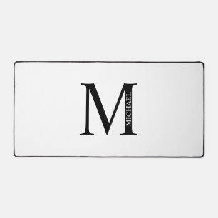 Tapis de souris personnalisé avec monogramme et no