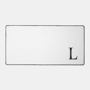 Tapis de souris personnalisé avec monogramme et no