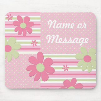 Tapis de souris personnalisé de demoiselle de