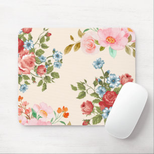 Tapis de souris personnalisé floral Élégante Natur