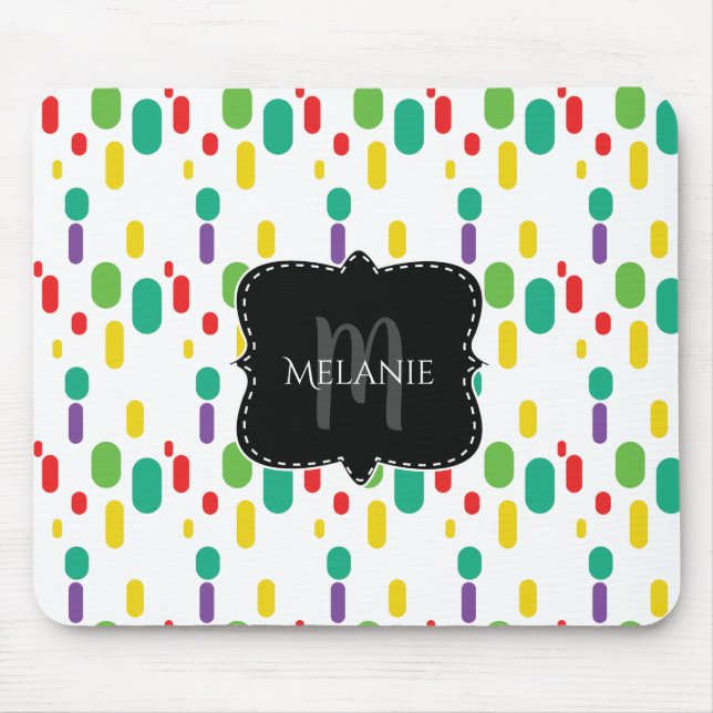 Tapis de souris personnalisé Pharmacien Couleur Pi (Devant)
