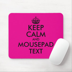 Tapis de souris personnalisé rose et noir cadeau k