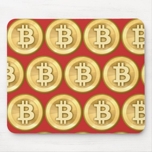 Tapis De Souris Personnaliser Bitcoins (Devant)