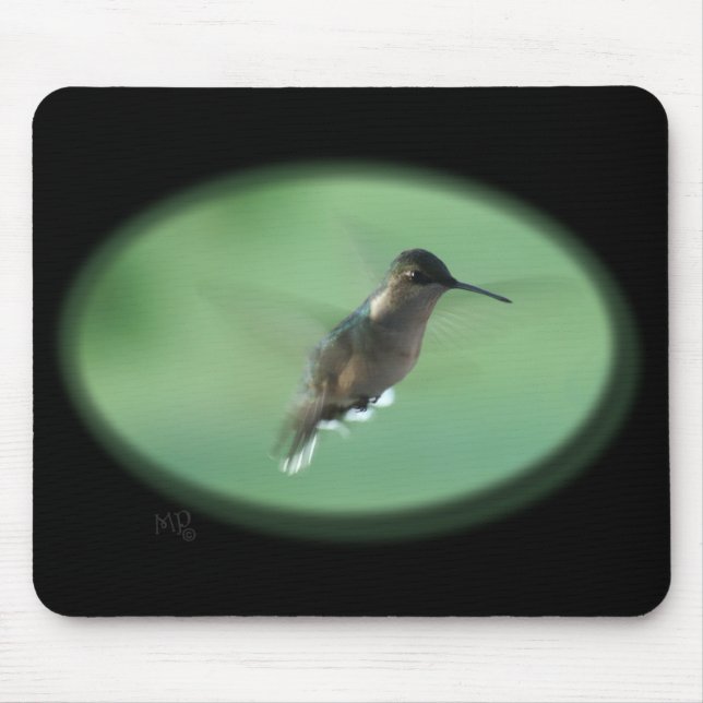 Tapis De Souris Personnaliser de Mousepad- de colibri du GR (Devant)