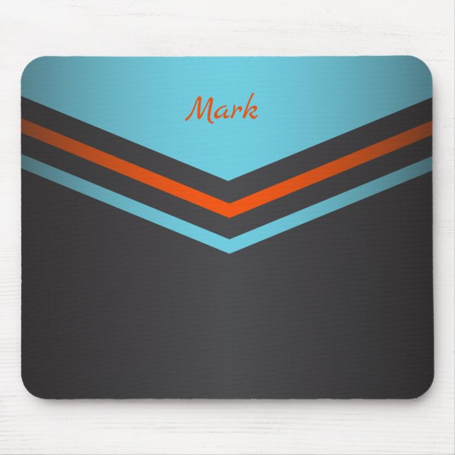Tapis De Souris Personnaliser des bandes rétro (Devant)