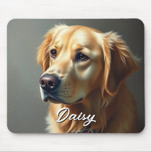 Tapis De Souris Personnaliser Golden Retriever