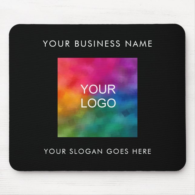Tapis De Souris Personnaliser le logo de l'entreprise Ajouter votr (Devant)