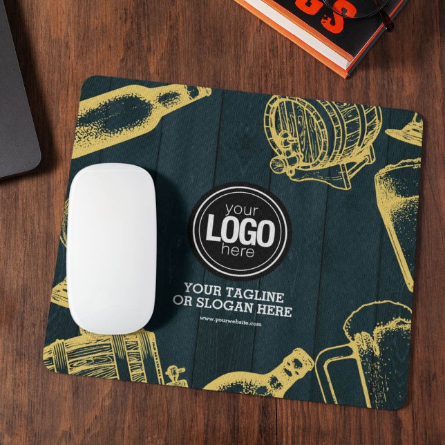 Tapis De Souris Personnaliser le thème de la brasserie Dark Green (Créateur téléchargé)