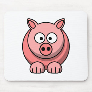 Tapis De Souris Personnaliser Mousepad de porc mignon pour enfants