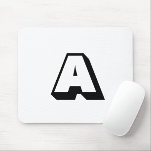 Tapis De Souris Personnaliser, personnaliser alphabet premier mono
