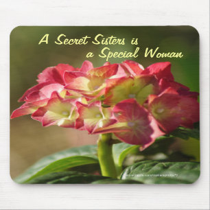 Tapis De Souris Personnaliser secrète de Mousepad- d'hortensia de