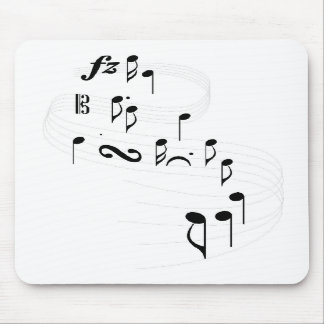 Tapis De Souris Personnel et notes Mousepad d'enroulement
