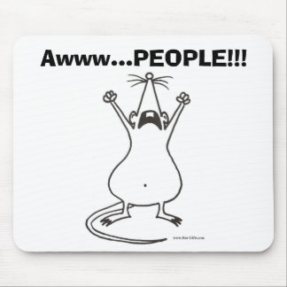 Tapis De Souris PERSONNES d'Awww… ! ! ! Rat Mousepad