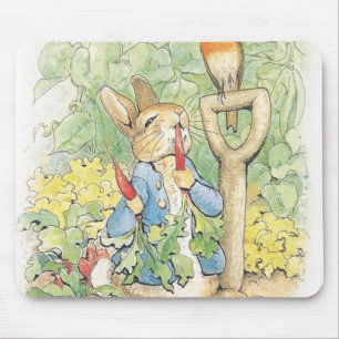 Tapis De Souris Peter Rabbit In The Garden - Beatrix Potter