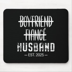 Tapis De Souris Petit ami Fiance Mari Funny Couples Nouveaux marié