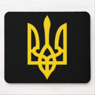 Tapis De Souris Petit blason ukrainien symbole de drapeau signe lo