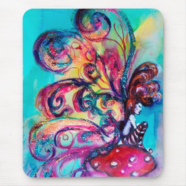 Tapis De Souris Petit Elfe de Champignons (Devant)