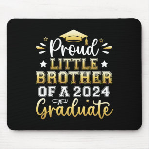 Tapis De Souris Petit Frère D'Un Diplômé Supérieur De 2024