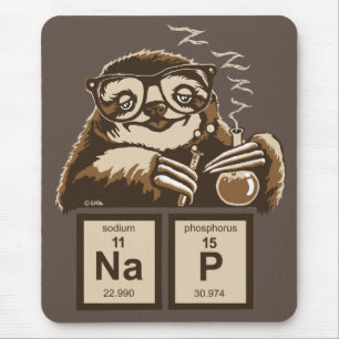 Tapis De Souris Petit somme découvert par paresse de chimie