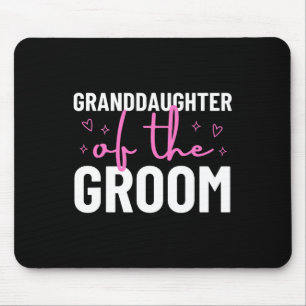 Tapis De Souris Petite-fille du marié mariage partie 