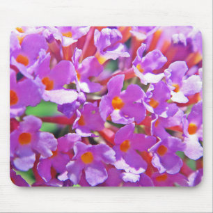 Tapis De Souris Petites fleurs mignonnes pourpres bougie parfumée