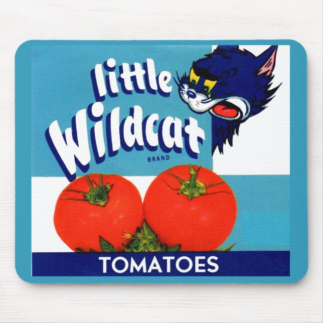 Tapis De Souris Petites tomates Wildcat créer étiquette (Devant)