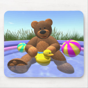 Tapis De Souris Petits ours : Amusement de piscine