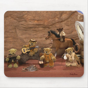 Tapis De Souris Petits ours : La vie occidentale sauvage