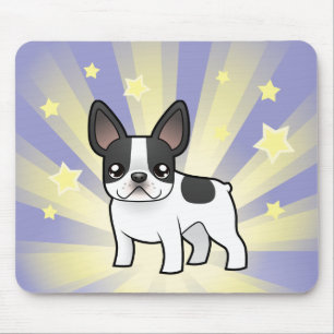 Tapis De Souris Peu de bouledogue français d'étoile