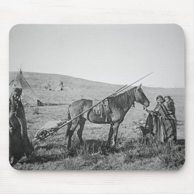 Tapis De Souris Peuple de Cree de Natif américain du Canada (Devant)