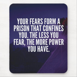 Tapis De Souris PEUR - Motivationnelle
