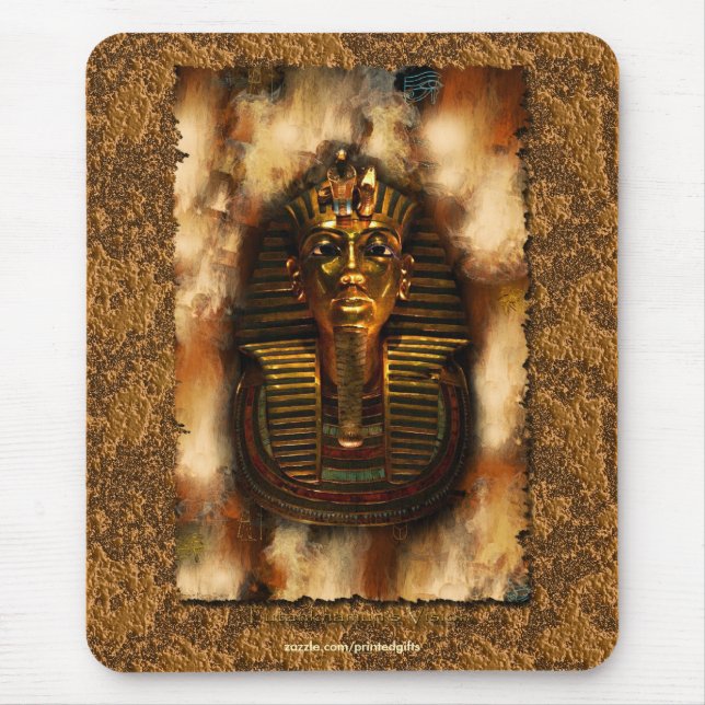 Tapis De Souris Pharaon égyptien Tutankhamen Souris (Devant)