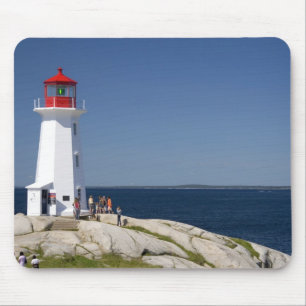 Tapis De Souris Phare à Peggy's Cove, Nouvelle-Écosse, Canada.
