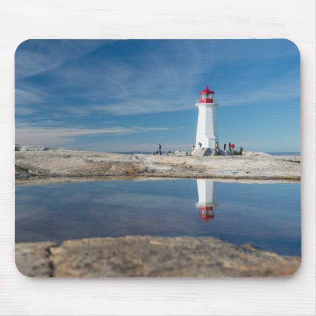 Tapis De Souris Phare | Canada de la crique de Peggy (Devant)