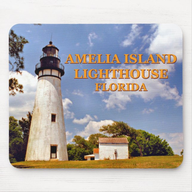 Tapis De Souris Phare d'Amelia Island, Floride Mousepad (Devant)