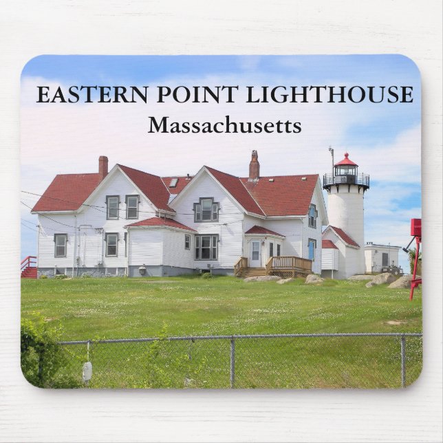 Tapis De Souris Phare de Eastern Point, Massachusetts Mousepad (Devant)