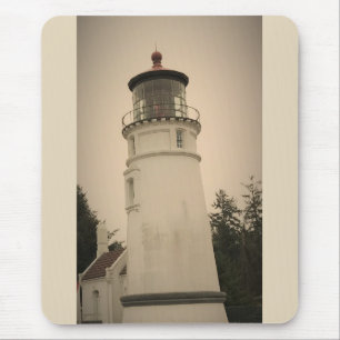 Tapis De Souris Phare de la rivière Umpqua, OU