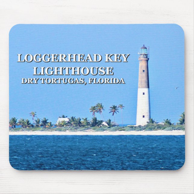 Tapis De Souris Phare de Loggerhead Key, Floride Mousepad (Devant)