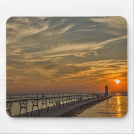 Tapis De Souris Phare de Manistee North Pierhead