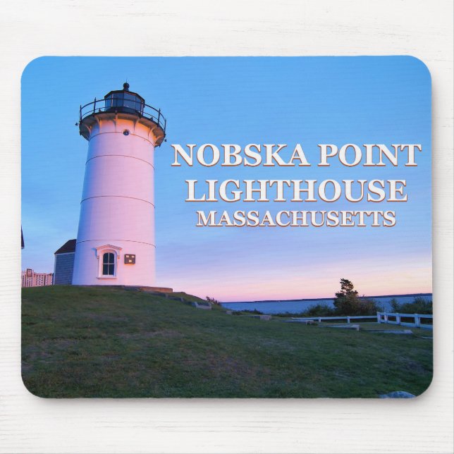 Tapis De Souris Phare de Nobska Point, Massachusetts Mousepad (Devant)