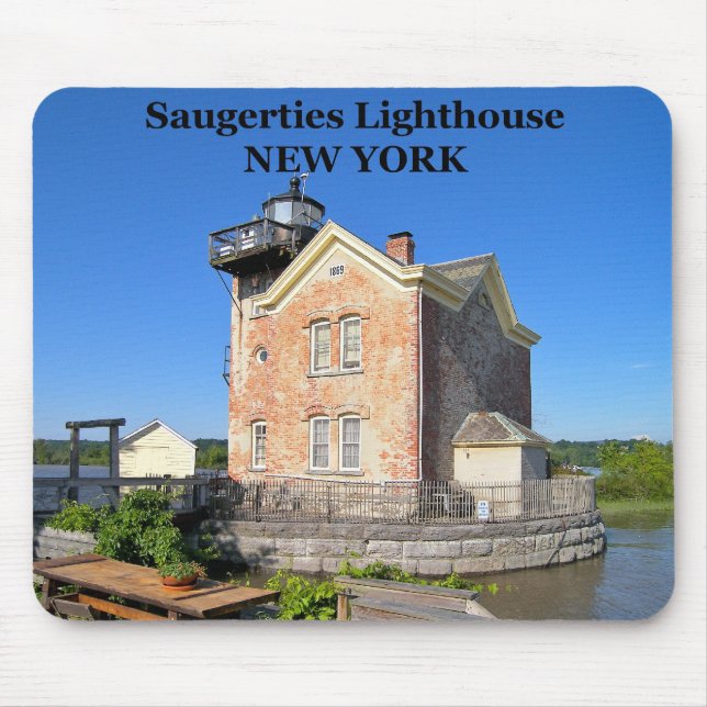 Tapis De Souris Phare de Saugerties, New York Mousepad (Devant)