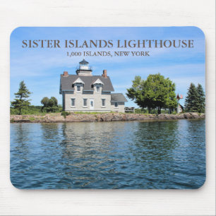 Tapis De Souris Phare de Sister Islands, New York Mousepad