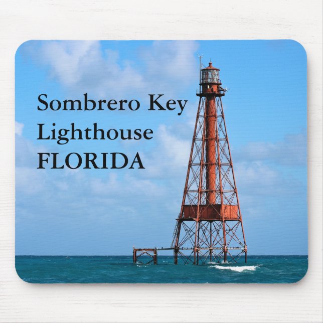 Tapis De Souris Phare de Sombrero Key, Floride Mousepad (Devant)