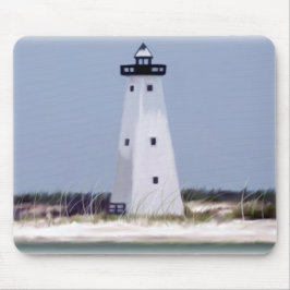 Tapis De Souris Phare d'île de bateau