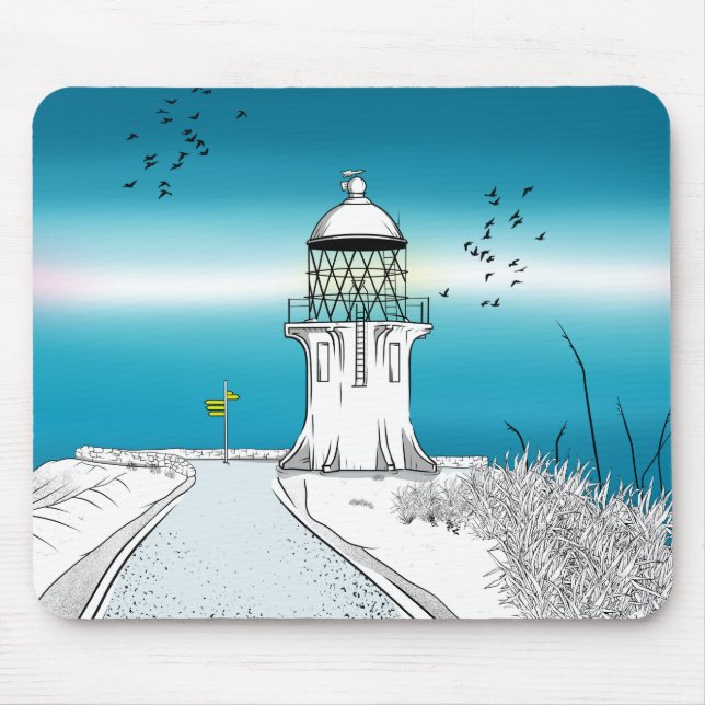 Tapis De Souris Phare du Cap Reinga NZ (Devant)