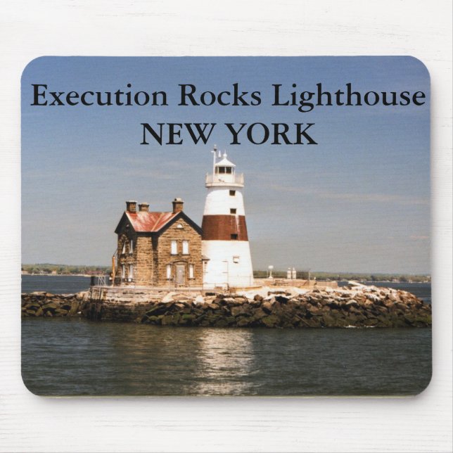 Tapis De Souris Phare Execution Rocks, New York Mousepad (Devant)